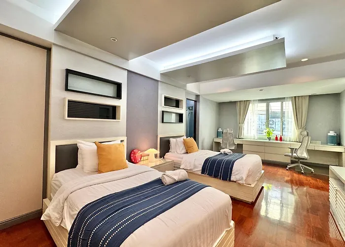 Low-rise House For Groups Near Bts & Emdistrict For Spacious Cozy Сasa de vacaciones