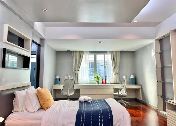 Сasa de vacaciones Low-rise House For Groups Near Bts & Emdistrict For Spacious Cozy *